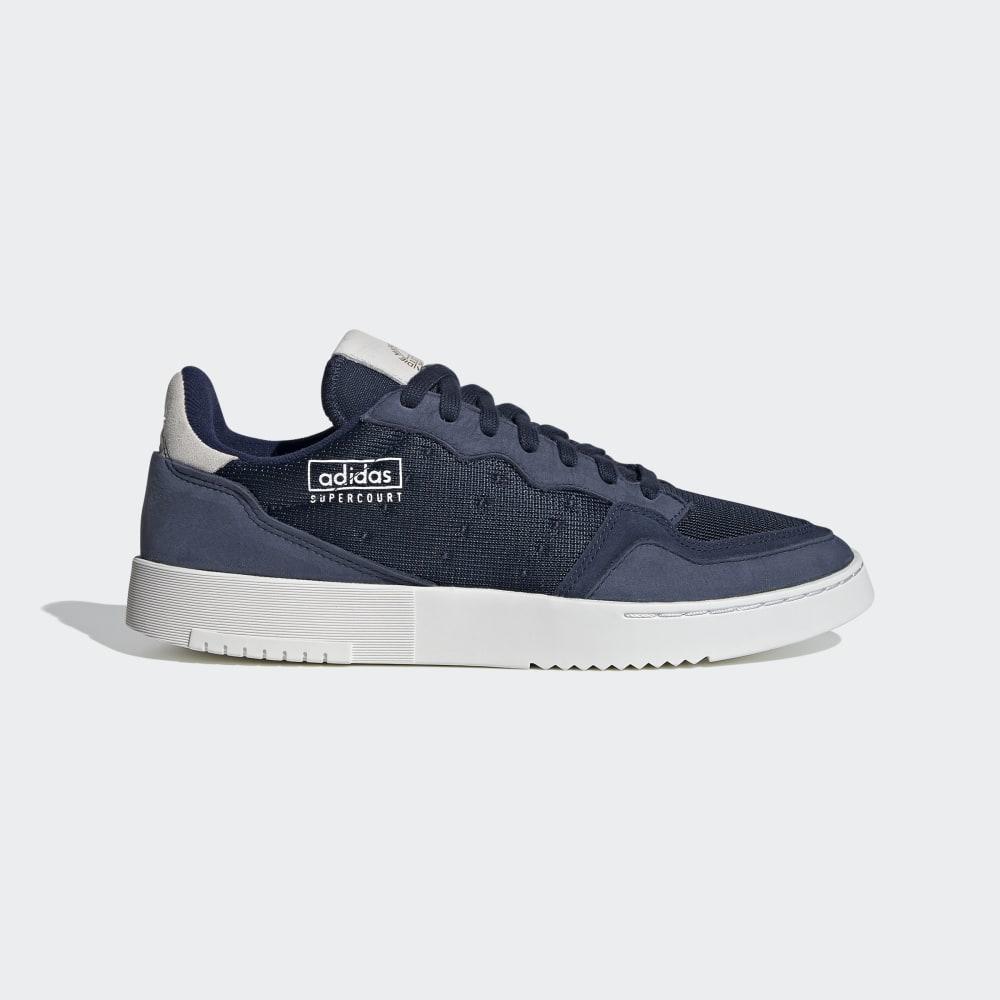 Adidas Men's Supercourt Originals Shoes Navy/White Ireland EF5879